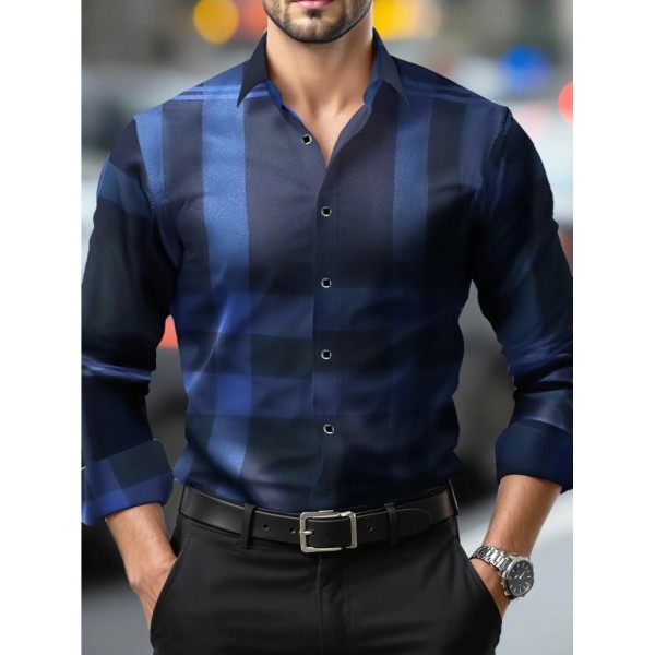 Marco – Camisa Slim Fit aos Quadrados