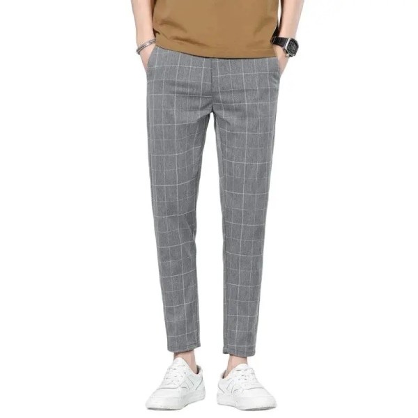 Milo – Calças Slim Xadrez